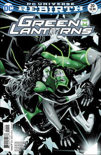 Cover Thumbnail for Green Lanterns (DC, 2016 series) #20 [Emanuela Lupacchino Variant Cover]