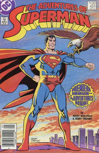 Cover for Adventures of Superman (DC, 1987 series) #424 [Canadian]