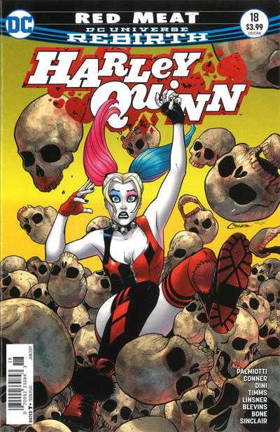 Cover for Harley Quinn (DC, 2016 series) #18 [Newsstand]