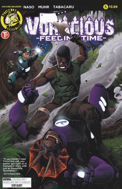 Cover for Voracious: Feeding Time (Action Lab Comics, 2016 series) #5 [Cover A]