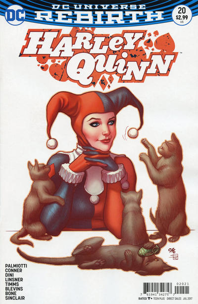Cover for Harley Quinn (DC, 2016 series) #20 [Frank Cho Cover]