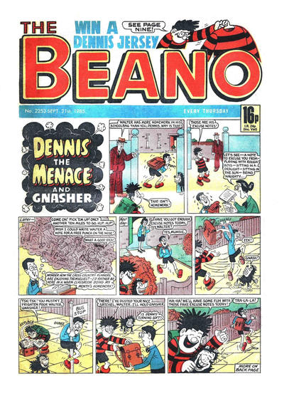 Cover for The Beano (D.C. Thomson, 1950 series) #2253