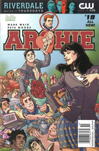 Cover for Archie (Archie, 2015 series) #19 [Newsstand - Pete Woods]
