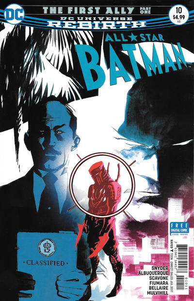 Cover for All Star Batman (DC, 2016 series) #10 [Rafael Albuquerque "Target" Cover]