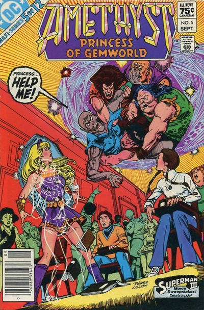 Cover for Amethyst, Princess of Gemworld (DC, 1983 series) #5 [Canadian]
