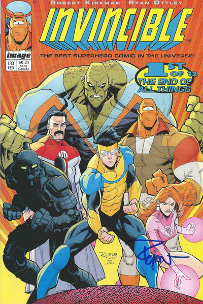 Cover for Invincible (Image, 2003 series) #133 [Image Tribute Cover]