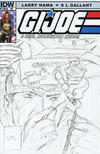 Cover for G.I. Joe: A Real American Hero (IDW, 2010 series) #184 [Cover RI - Incentive Larry Hama Sketch Variant]
