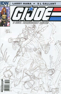 Cover for G.I. Joe: A Real American Hero (IDW, 2010 series) #172 [Cover RI Larry Hama]