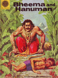 Cover Thumbnail for Amar Chitra Katha (India Book House, 1967 series) #214 - Bheema and Hanuman