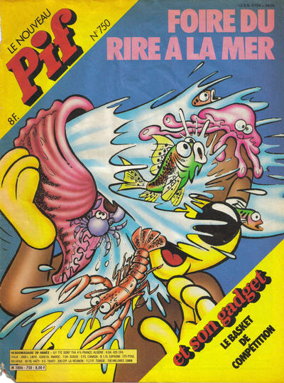 Cover for Le Nouveau Pif (Éditions Vaillant, 1982 series) #750