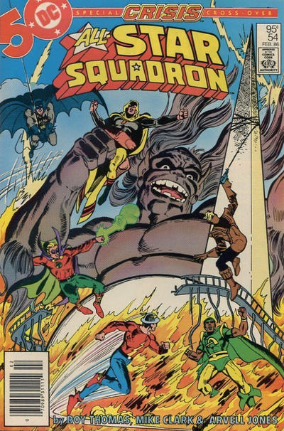 Cover for All-Star Squadron (DC, 1981 series) #54 [Canadian]