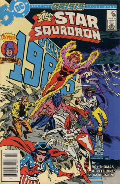 Cover for All-Star Squadron (DC, 1981 series) #55 [Canadian]
