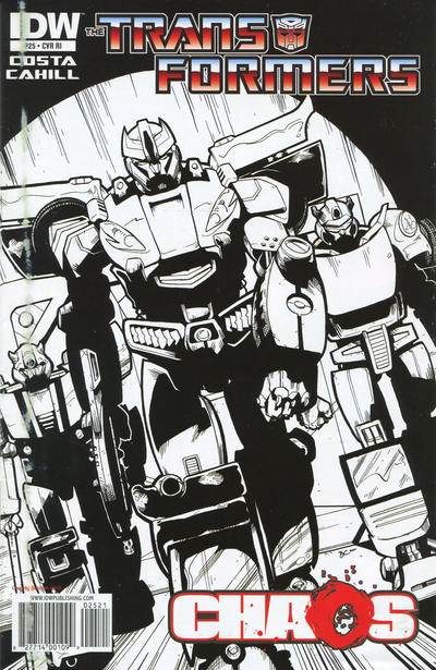 Cover for The Transformers (IDW, 2009 series) #25 [Cover RI]