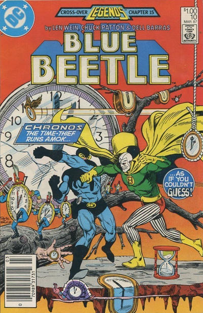 Cover for Blue Beetle (DC, 1986 series) #10 [Canadian]