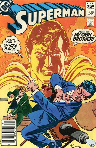 Cover for Superman (DC, 1939 series) #389 [Canadian]