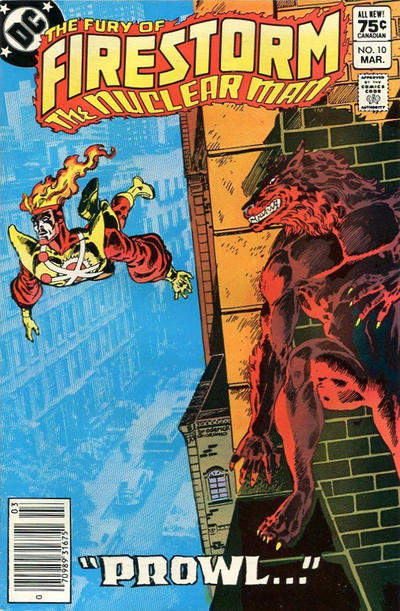 Cover for The Fury of Firestorm (DC, 1982 series) #10 [Canadian]