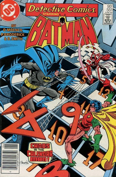Cover for Detective Comics (DC, 1937 series) #551 [Canadian]