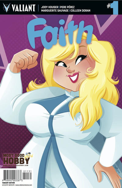Cover for Faith (Valiant Entertainment, 2016 series) #1 [Cover M - Most Good Hobby - Genevieve FT]