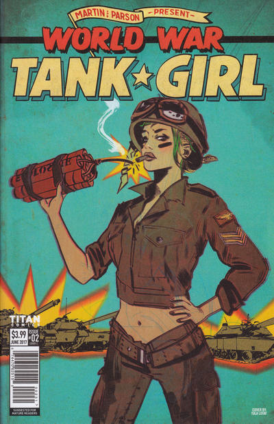 Cover for World War Tank Girl (Titan, 2017 series) #2 [Cover C - Tula Lotay]