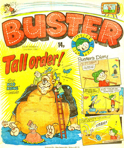 Cover for Buster (IPC, 1960 series) #2 May 1981 [1060]
