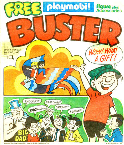 Cover for Buster (IPC, 1960 series) #4 June 1983 [1169]