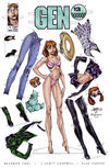 Cover for Gen 13 (Image, 1995 series) #1 [Cover 1-J - All Dolled Up]
