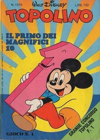 Cover Thumbnail for Topolino (Mondadori, 1949 series) #1379