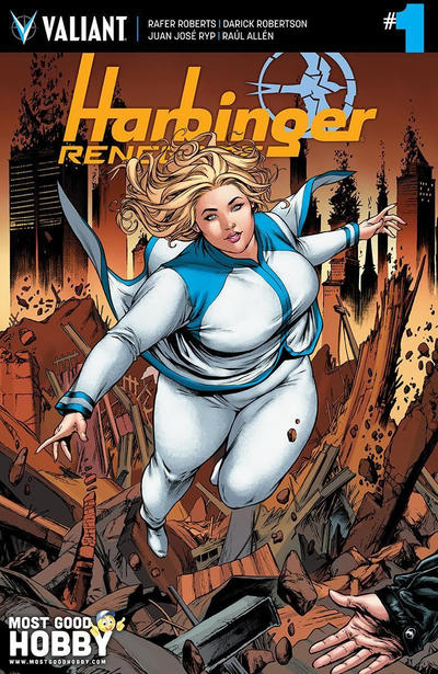 Cover for Harbinger Renegade (Valiant Entertainment, 2016 series) #1 [Most Good Hobby Interlocking Cover - Mike Krome]