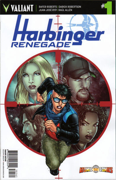 Cover for Harbinger Renegade (Valiant Entertainment, 2016 series) #1 [Cover P - Atomic Comics Variant - Juan Jose Ryp]