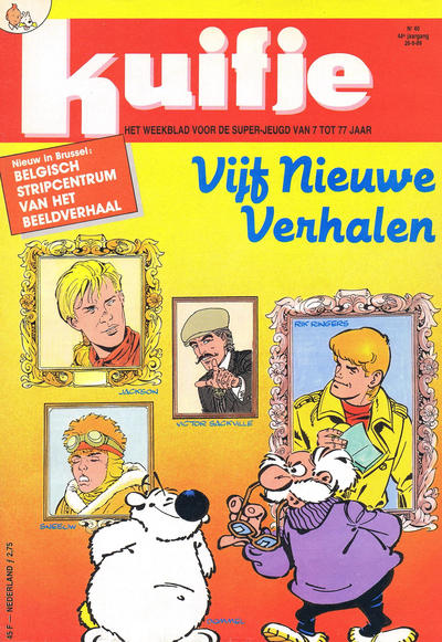 Cover for Kuifje (Le Lombard, 1946 series) #40/1989
