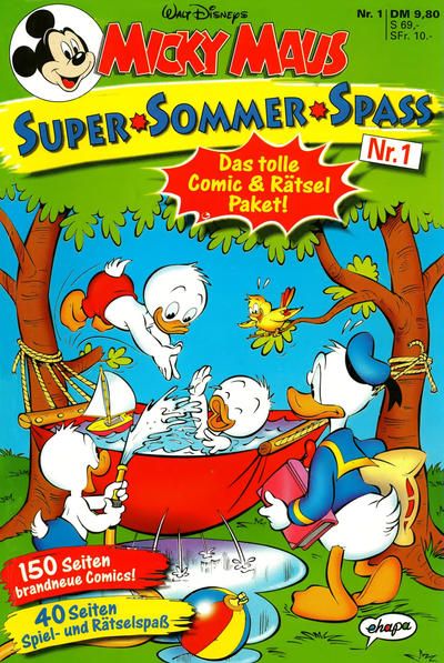 Cover for Micky Maus Super Sommer Spass (Egmont Ehapa, 1995 series) #1