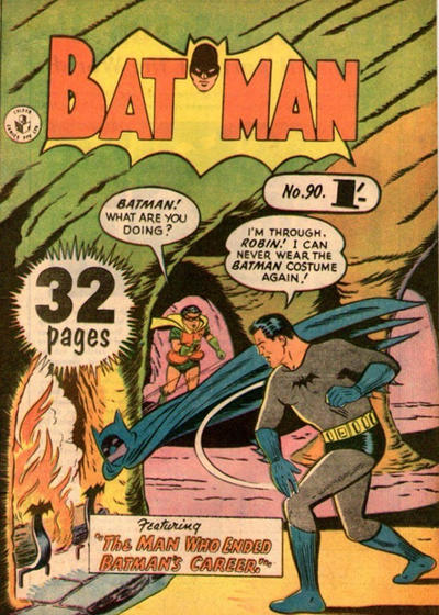 Cover for Batman (K. G. Murray, 1950 series) #90 [1' price]
