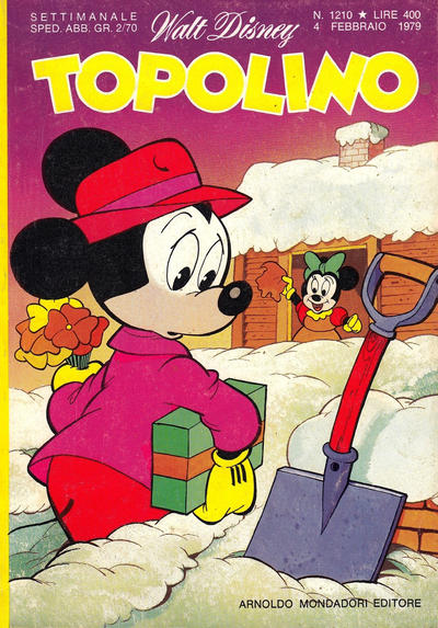 Cover for Topolino (Mondadori, 1949 series) #1210