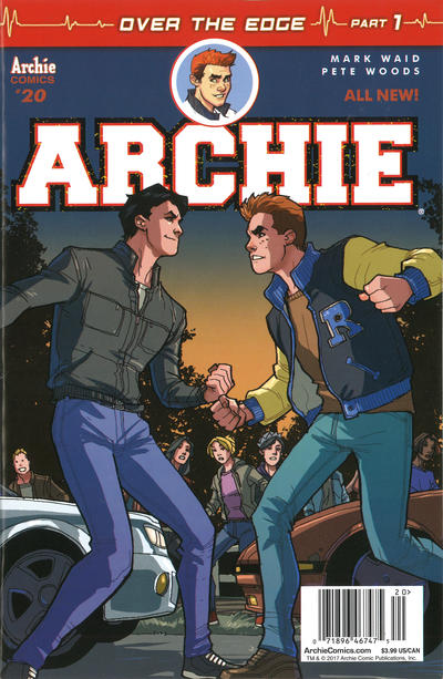 Cover for Archie (Archie, 2015 series) #20 [Newsstand - Pete Woods]