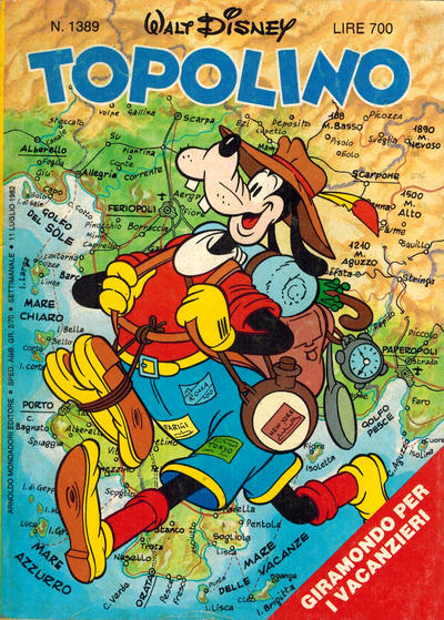 Cover for Topolino (Mondadori, 1949 series) #1389
