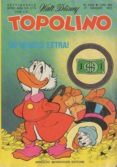 Cover for Topolino (Mondadori, 1949 series) #1229