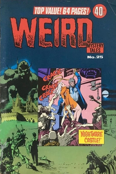 Cover for Weird Mystery Tales (K. G. Murray, 1972 series) #25