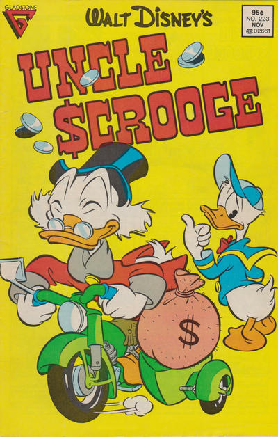Cover for Walt Disney's Uncle Scrooge (Gladstone, 1986 series) #223 [Newsstand]