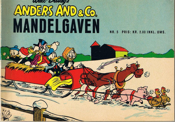 Cover for Anders And & Co. mandelgaven (Egmont, 1961 series) #5