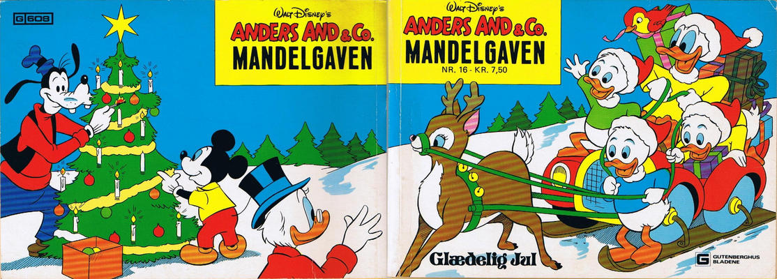 Cover for Anders And & Co. mandelgaven (Egmont, 1961 series) #16