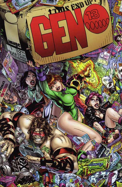 Cover for Gen 13 (Image, 1995 series) #1 [Cover 1-A - Charge!]