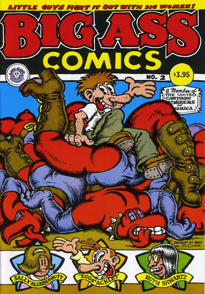 Cover for Big Ass Comics (Last Gasp, 1991 ? series) #2 [Seventh Printing]