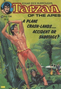 Cover Thumbnail for Edgar Rice Burroughs Tarzan of the Apes [cent covers] (Thorpe & Porter, 1971 series) #194