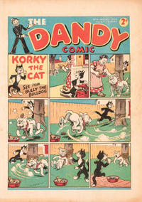 Cover Thumbnail for The Dandy Comic (D.C. Thomson, 1937 series) #6
