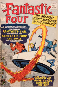 Cover Thumbnail for Fantastic Four (Marvel, 1961 series) #3 [British]