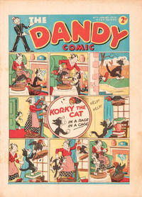 Cover Thumbnail for The Dandy Comic (D.C. Thomson, 1937 series) #7