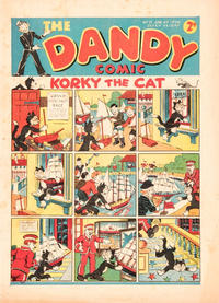 Cover Thumbnail for The Dandy Comic (D.C. Thomson, 1937 series) #27