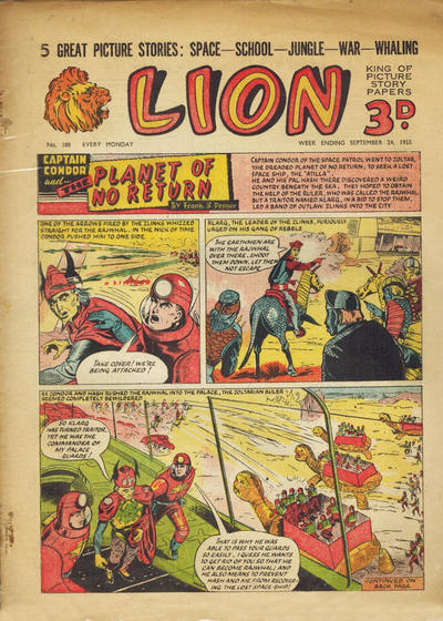 Cover for Lion (Amalgamated Press, 1952 series) #188