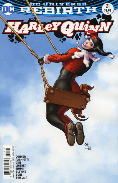 Cover for Harley Quinn (DC, 2016 series) #21 [Frank Cho Cover]