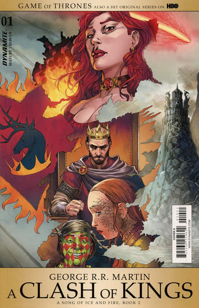 Cover for George R.R. Martin's A Clash of Kings (Dynamite Entertainment, 2017 series) #1